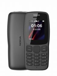 Телефон Nokia 106 (2018), 2 SIM, Black, чёрный