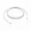 Кабель USB Type-C - Type-C, Wooven Cable (MU2G3), 240 Вт, 2 м, White