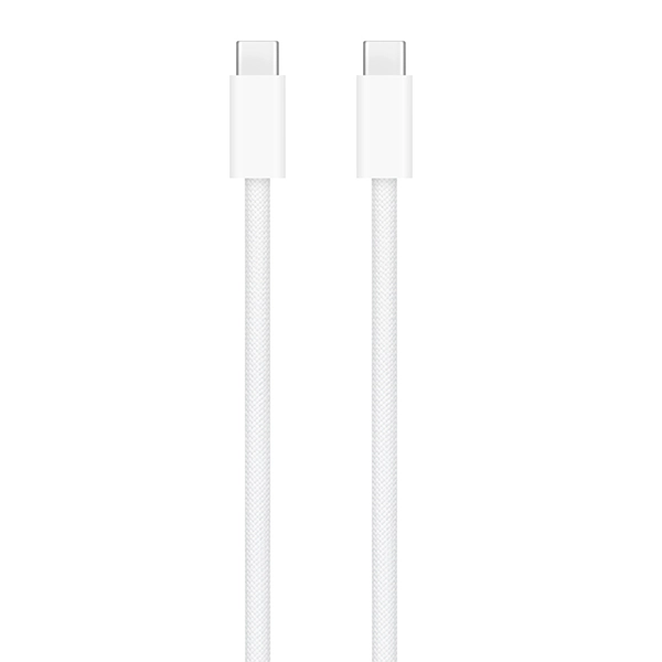 Кабель USB Type-C - Type-C, Wooven Cable (MU2G3), 240 Вт, 2 м, White