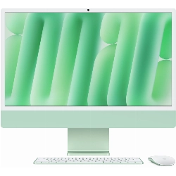 Моноблок Apple iMac 24 2024 (MWUE3), 4480x2520, Apple M4, RAM 16 ГБ, SSD 256 ГБ, 8-core CPU, 8-core GPU, MacOS, Green, зеленый