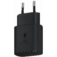 Сетевое зарядное устройство Samsung 25W Type-C, Black, черный