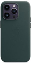 Чехол Apple iPhone 14 Pro Leather Case, Green, зеленый