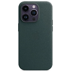 Чехол Apple iPhone 14 Pro Leather Case, Green, зеленый