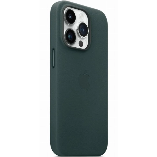 Чехол Apple iPhone 14 Pro Leather Case, Green, зеленый
