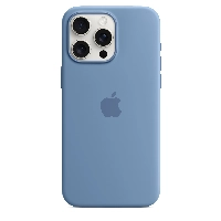 Чехол Apple iPhone 15 Pro Max Silicone Case с MagSafe, зимняя синева