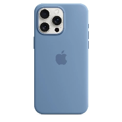 Чехол Apple iPhone 15 Pro Max Silicone Case с MagSafe, зимняя синева