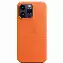 Чехол Apple iPhone 14 Pro Leather Case with MagSafe, Orange, оранжевый