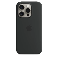 Чехол Apple iPhone 15 Pro Silicone Case с MagSafe,  (MT1A3), Black, черный