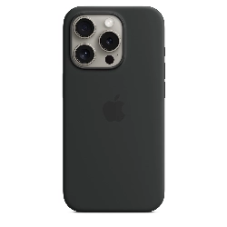 Чехол Apple iPhone 15 Pro Silicone Case с MagSafe, (MT1A3), Black, черный