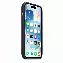 Чехол iPhone 15 Pro Max FineWoven Case с MagSafe, Pacific, Blue, синий