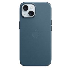 Чехол iPhone 15 Pro Max FineWoven Case с MagSafe, Pacific, Blue, синий
