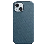 Чехол iPhone 15 Pro Max FineWoven Case с MagSafe, Pacific, Blue, синий