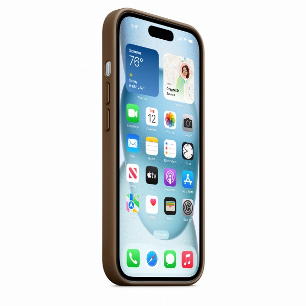 Чехол iPhone 15 Pro Max FineWoven Case с MagSafe, Taupe 