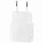 Сетевое зарядное устройство Samsung 25W Type-C с кабелем,  (EP-T2510NWEGEU), White, белый