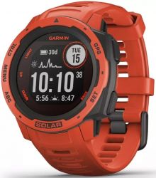 Смарт-часы Garmin Instinct 2X Solar, Red, красный