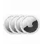 Трекер Apple AirTag белый/ 4 шт, Silver, серебристый 