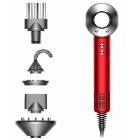 Фен Dyson Supersonic HD07, Red/Nickel
