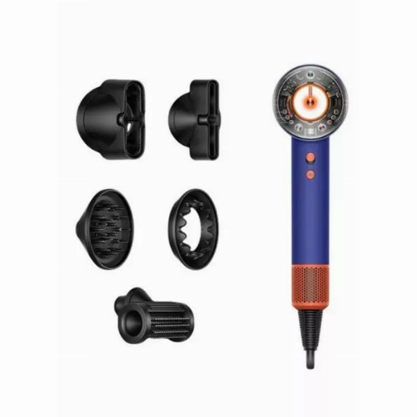 Фен Dyson Supersonic HD16, Vnca Blue/Topaz, Orange, оранжевый