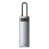 Хаб Baseus Metal Gleam Series 8-in-1 Multifunctional Type-C