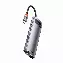 Хаб Baseus Metal Gleam Series 8-in-1 Multifunctional Type-C