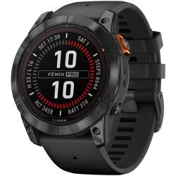 Умные часы Garmin Fenix 7 Pro Sapphire Solar Carbon Gray