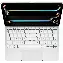 Клавиатура Apple Magic Keyboard для iPad Pro 11 M4 (2024),  (MWR03), White