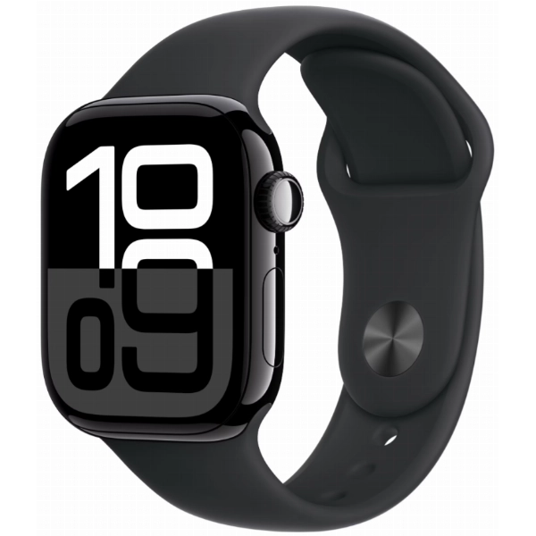 Умные часы Apple Watch Series 10 42 мм, M/L 140-245 мм, Aluminium Case GPS, Jet Black