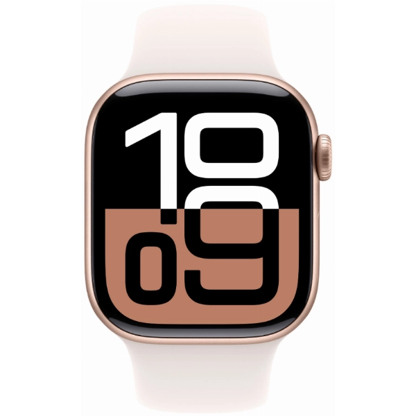 Умные часы Apple Watch Series 10 42 мм, M/L 140-245 мм, Aluminium Case GPS, Rose Gold