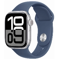 Умные часы Apple Watch Series 10 46 мм, S/M 130-200 мм, Aluminium Case GPS, Silver