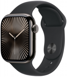 Умные часы Apple Watch Series 10 46 мм, M/L 140-245 мм, Titanium Case GPS+Cellular, Black
