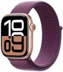 Умные часы Apple Watch Series 10 46 мм, Aluminium Case GPS, Sport Loop, Rose Gold
