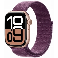 Умные часы Apple Watch Series 10 46 мм, Aluminium Case GPS, Sport Loop, Rose Gold
