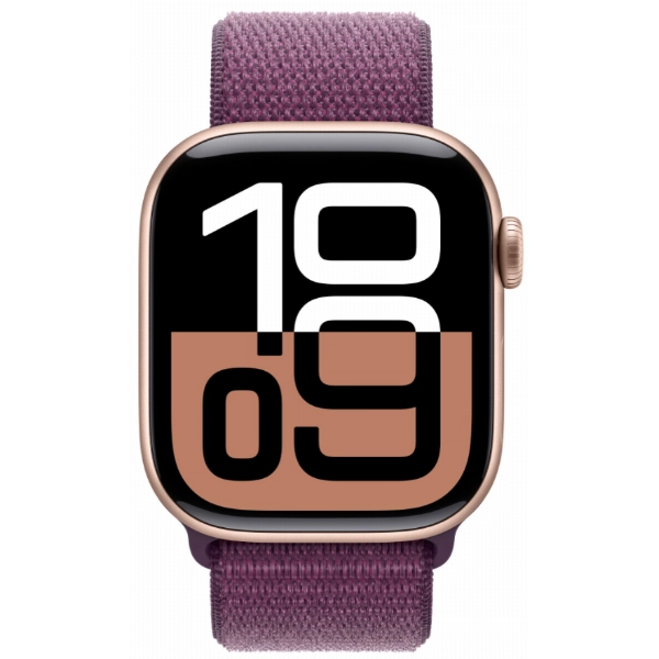 Умные часы Apple Watch Series 10 42 мм, Aluminium Case GPS, Sport Loop, Rose Gold