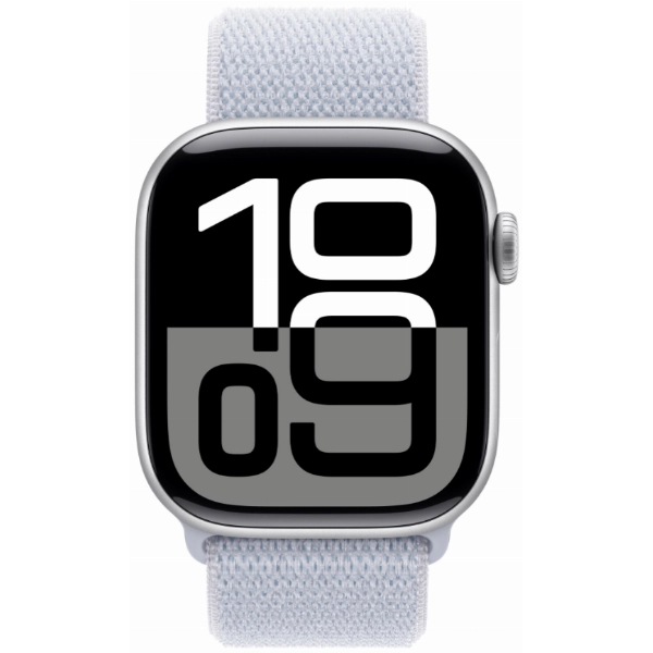 Умные часы Apple Watch Series 10 42 мм, Aluminium Case GPS, Sport Loop, Silver