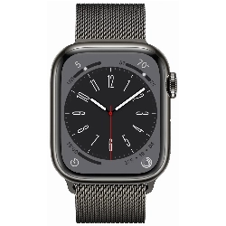 Умные часы Apple Watch Series 8 41 мм, Stainless Steel Case with Milanese Loop, Graphite