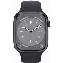 Умные часы Apple Watch Series 8 41 мм, M/L 160-210 мм, Aluminium Case with Sport Band, Midnight