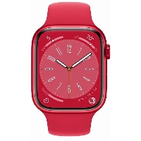 Умные часы Apple Watch Series 8 41 мм, M/L 160-210 мм, Aluminium Case with Sport Band, Red
