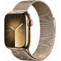 Умные часы Apple Watch Series 9 41 мм, Aluminium Case with Milanese Loop, Gold