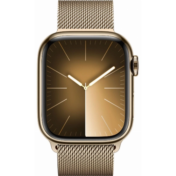 Умные часы Apple Watch Series 9 41 мм, Aluminium Case with Milanese Loop, Gold