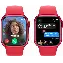Умные часы Apple Watch Series 9 41 мм, M/L 160-210 мм, Aluminium Case with Sport Band, Red