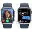Умные часы Apple Watch Series 9 41 мм, M/L 160-210 мм, Aluminium Case with Sport Band, Silver