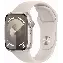 Умные часы Apple Watch Series 9 41 мм, S/M 130-180 мм, Aluminium Case with Sport Band, Starlight
