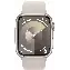 Умные часы Apple Watch Series 9 41 мм, S/M 130-180 мм, Aluminium Case with Sport Band, Starlight
