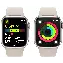 Умные часы Apple Watch Series 9 41 мм, S/M 130-180 мм, Aluminium Case with Sport Band, Starlight
