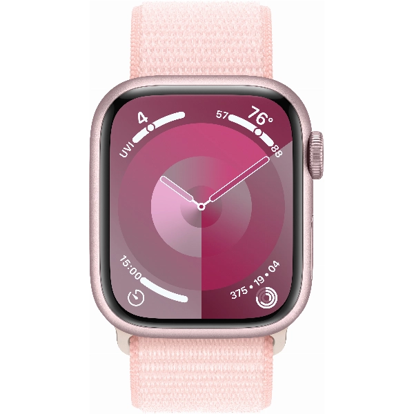 Умные часы Apple Watch Series 9 45 мм, Aluminium Case with Sport Loop, Pink