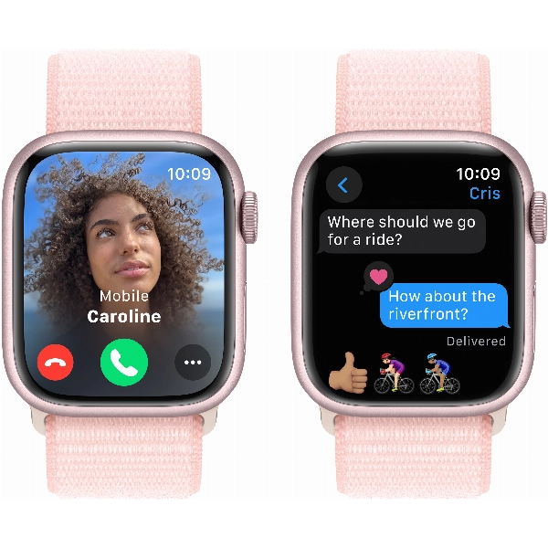 Умные часы Apple Watch Series 9 45 мм, Aluminium Case with Sport Loop, Pink