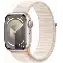 Умные часы Apple Watch Series 9 45 мм, Aluminium Case with Sport Loop, Starlight