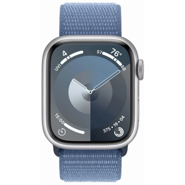 Умные часы Apple Watch Series 9 45 мм, Aluminium Case with Sport Loop, Winter Blue