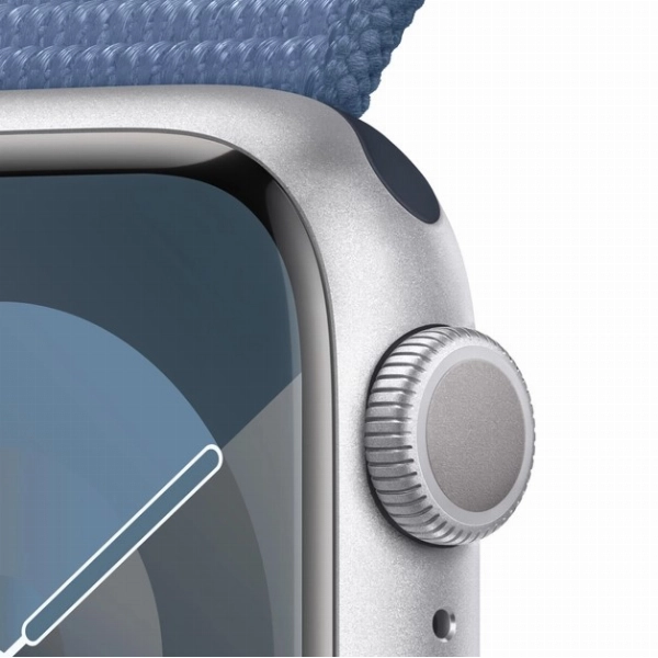 Умные часы Apple Watch Series 9 45 мм, Aluminium Case with Sport Loop, Winter Blue