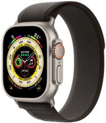 Умные часы Apple Watch Ultra 49 мм, M/L 145-220 мм, Titanium Case with Trail Loop, Black/Gray